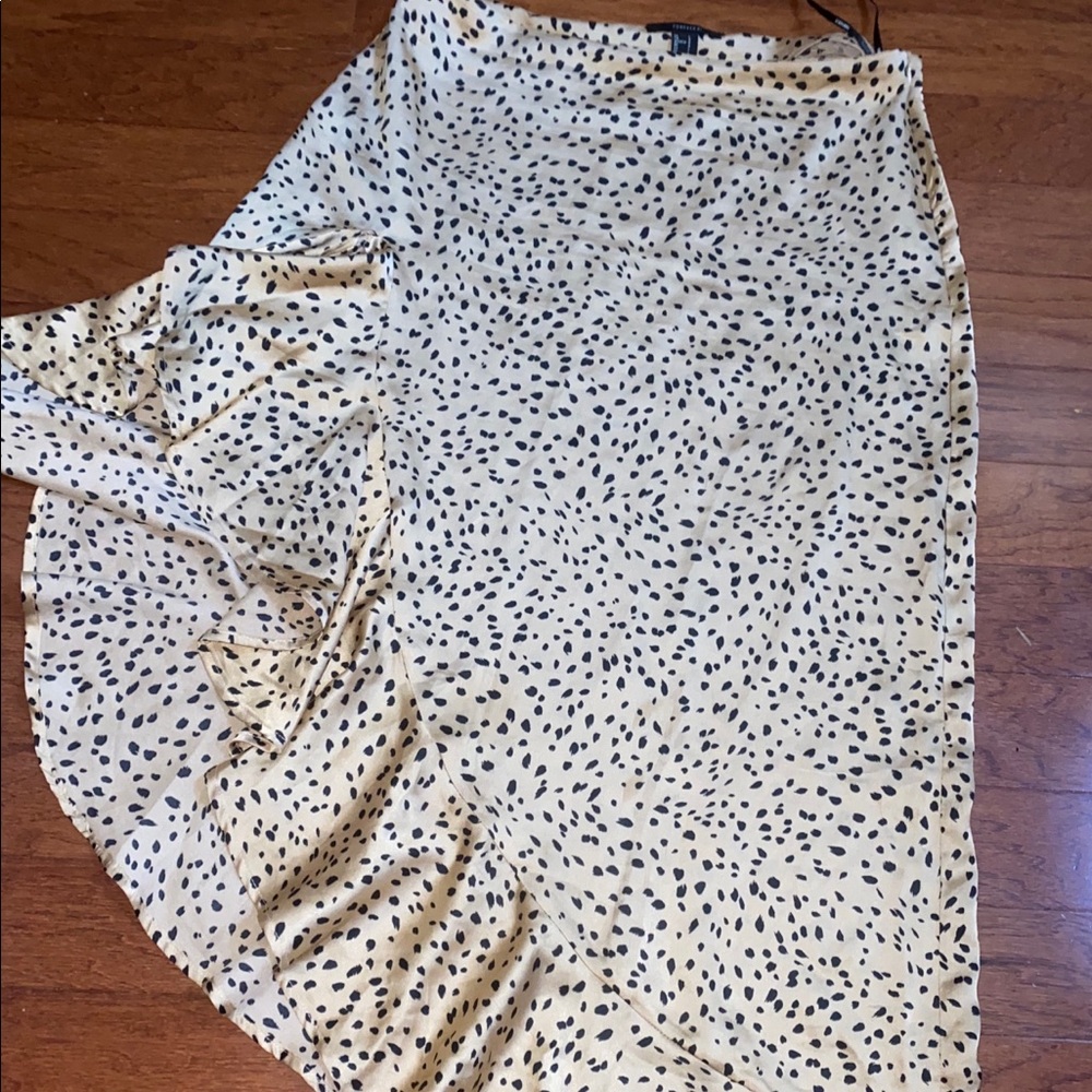 Forever 21 long cheetah skirt